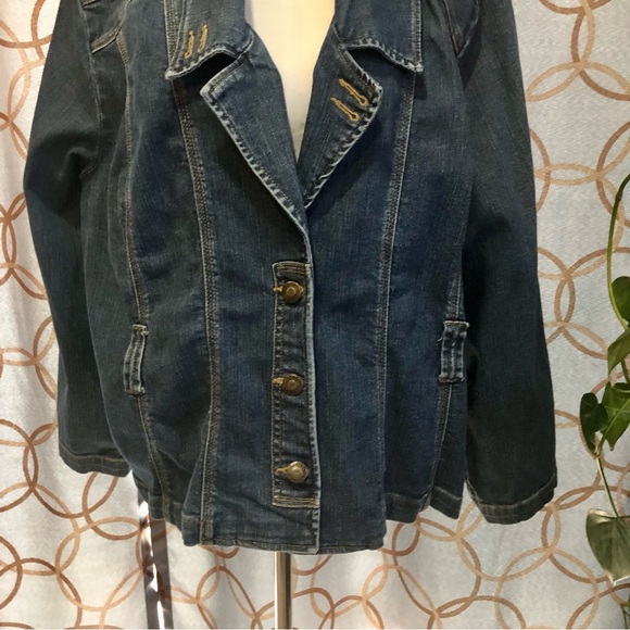 Motto Your Style Mantra Denim / Jean Jacket Size XL - Picture 6 of 7